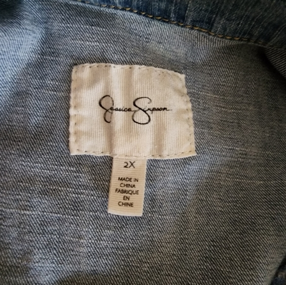 Jessica Simpson Jean vest - Picture 2 of 3